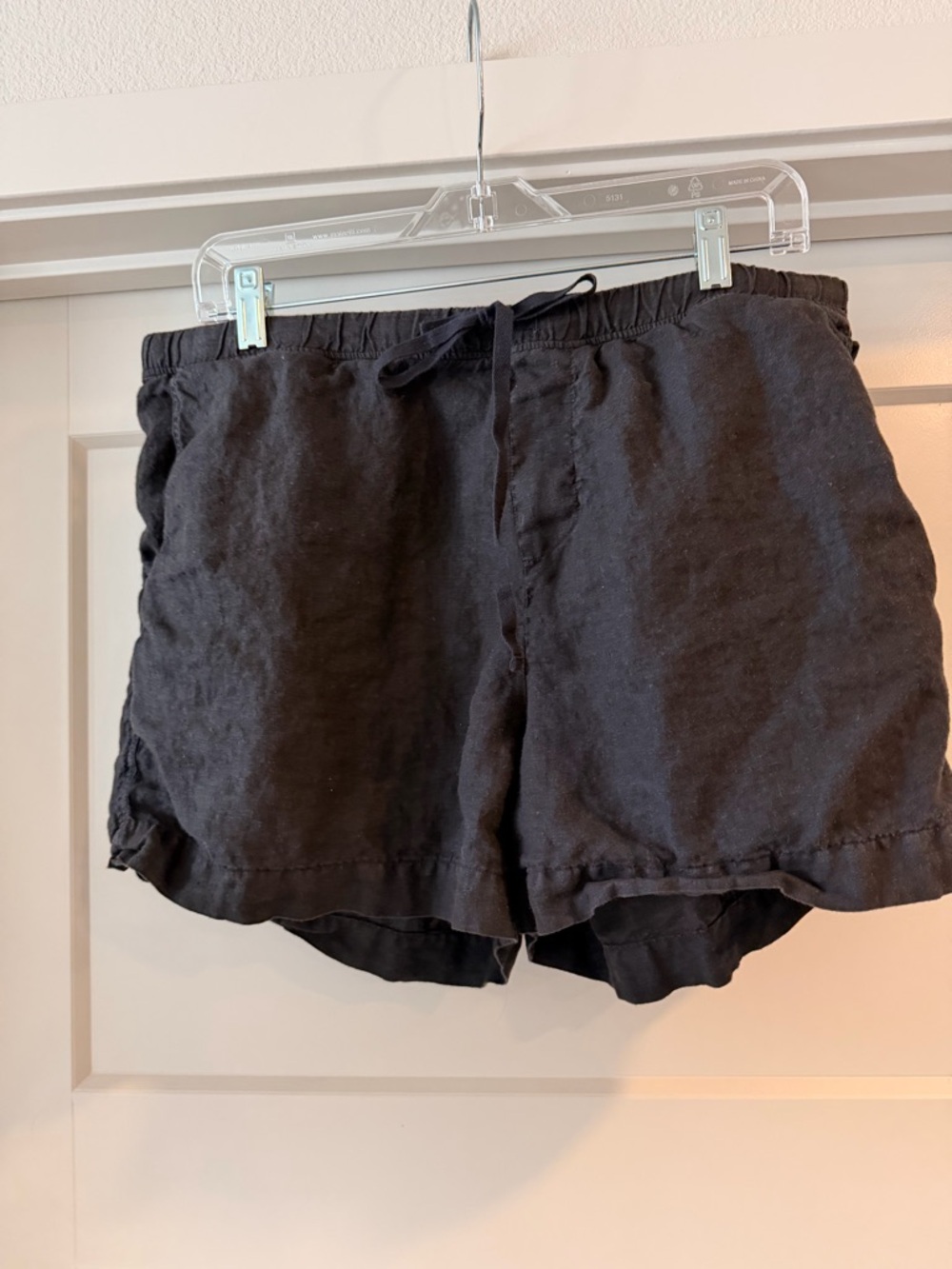 Velvet by Graham and Spencer Black Women's Drawstring Shorts